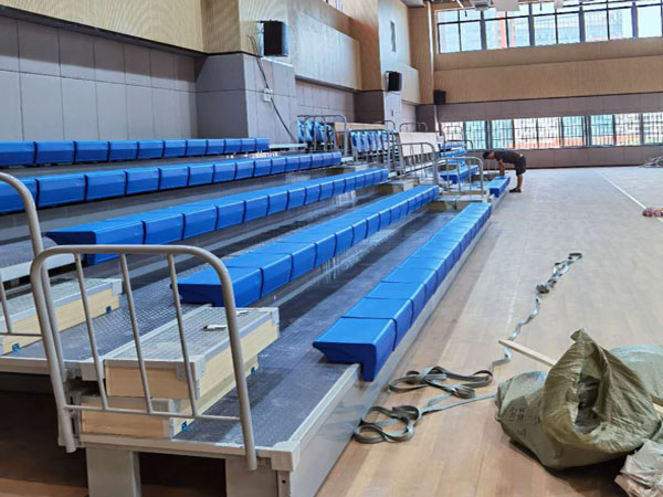 Hollow bar stools retractable bleacher seats