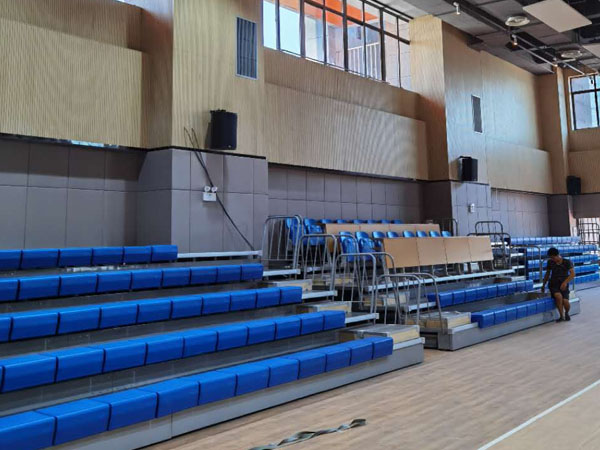 Hollow bar stools retractable bleacher seats